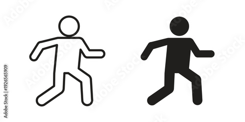 Escape icons for templates, web design and infographics