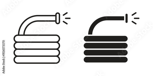 Hose icons for templates, web design and infographics
