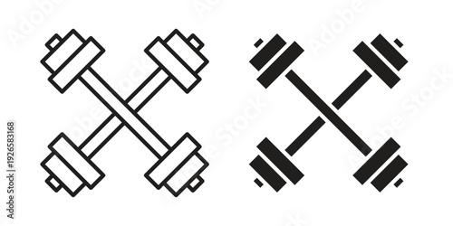 Training icon concept. Thin line symbol. Vector illustration isolated. Editable stroke.