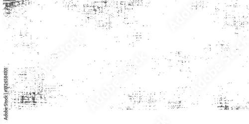 Vintage vector illustration of an abstract black ink splat pattern on a dirty grunge paper texture backdrop for artistic wallpaper design