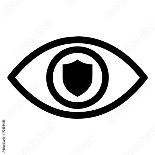 Cyber Security Vision Icon