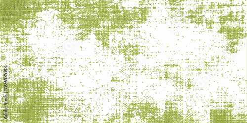 A vintage green grass nature backdrop featuring a grungy textured paint pattern and aged paper art illustration for a retro wall design