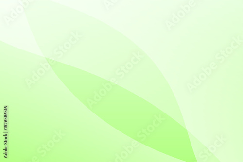 黄緑のグラデーションと曲線ウェーブの抽象背景デザイン素材