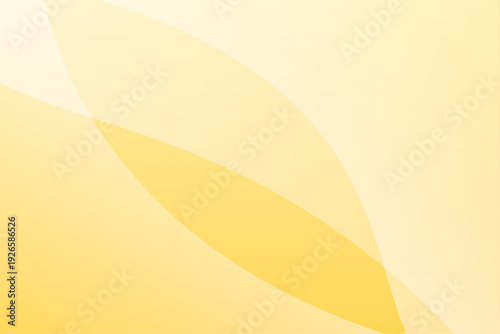 黄色のグラデーションと曲線ウェーブの抽象背景デザイン素材