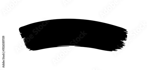 Silhouette of a distinctive hairstyle