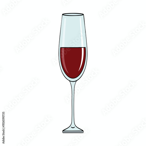 Elegant Glass of Red Wine for Celebrations and Special Occasions