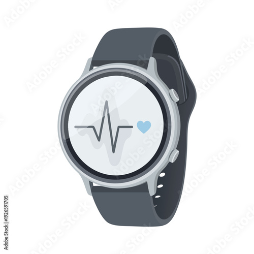 Smart Fitness Watch with Heart Rate Monitoring and Health Tracking