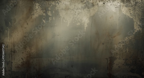 Grunge backdrop showing dust on mirror and grimy glass window textures