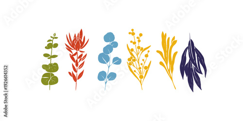 Vector illustration of a floral nature background featuring a gold wheat ears pattern with autumn orange leaves and a decorative summer frame design