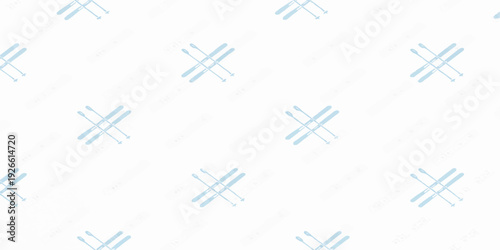 Abstract blue background with seamless square patterns and crystal frost snowflakes for a winter holiday Christmas vector illustration