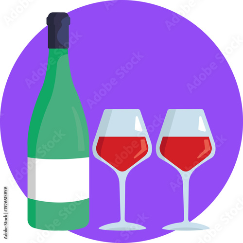 A symbol representing Spain’s rich winemaking tradition, often depicted as a wine glass or bottle.