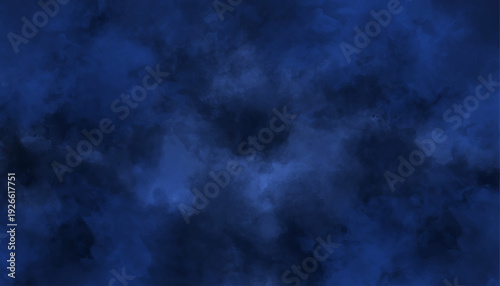 Deep Blue Abstract Smoky Texture Background