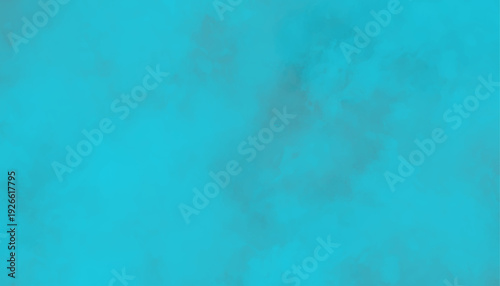 Abstract Cyan Blue Watercolor Texture Background