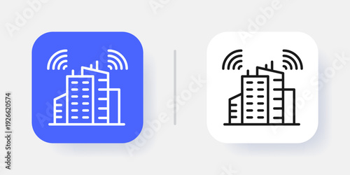 Database Management UI Button Icon with Active and Inactive States for SaaS Dashboard