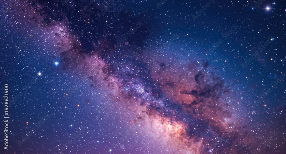 Fototapeta premium vivid 3D astronomy background featuring a star studded cartoon sky