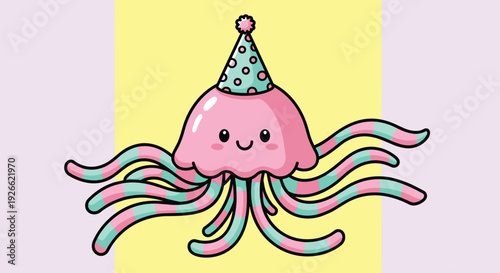 Vibrant illustration of capsules against a soft background, conveying a light-hearted and modern feel, suitable for wellness themes.