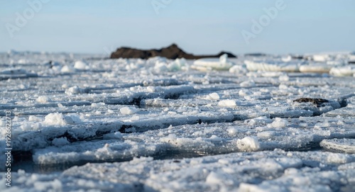 Space imagery analyzing ice...