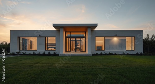 Front view of a new contemp...