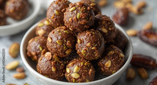 Vegan no bake energy balls ...