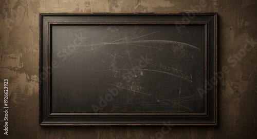 Rustic retro chalkboard wit...