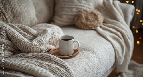 Winter cozy scene in Scandi...