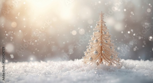 Soft focus 3D Christmas tre...