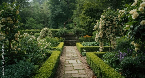 Outdoor summer landscape sh...