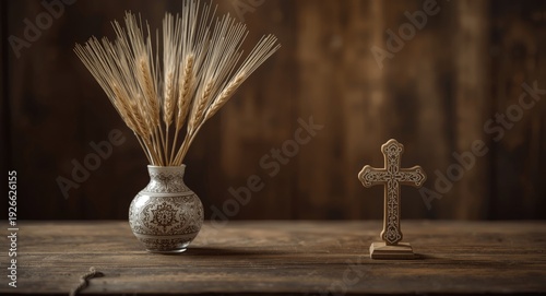 Traditional wooden desk set...