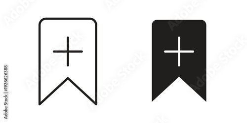 Free Download Bookmark add icon collection with multiple styles. EPS10 - GFXLoad