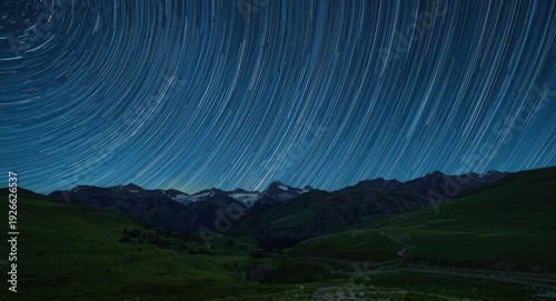 Star trail photography show...