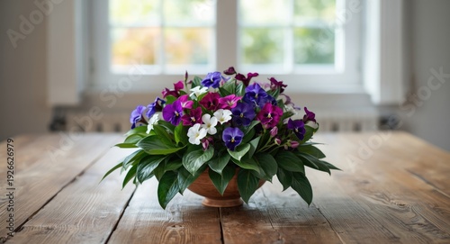 Saintpolia floral arrangeme...