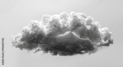 Isolated weather cloud show...