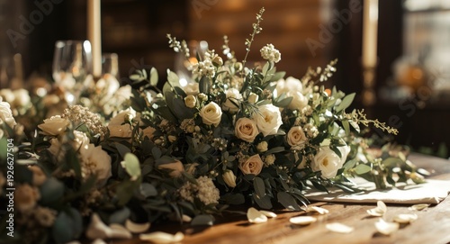 Natural floral elements dec...