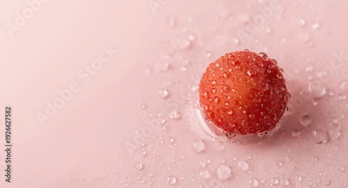 Lychee fruit immersed in sp...