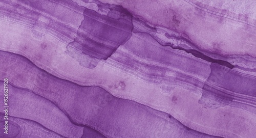 Richly layered amethyst wat...