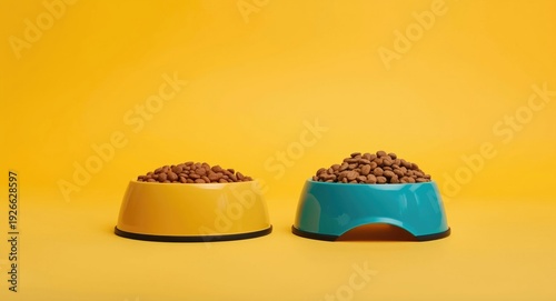Yellow background featuring...