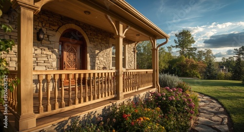 Charming stone house featur...