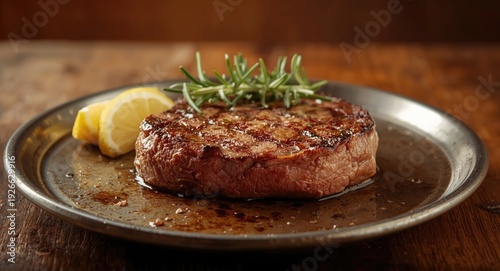 Rosemary flavored grilled b...