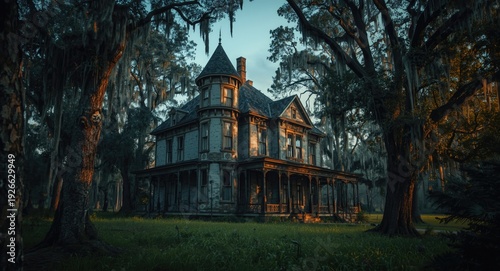 Victorian ghost house conce...