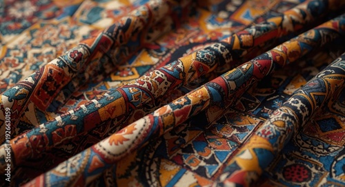 Colorful geometric tile pat...