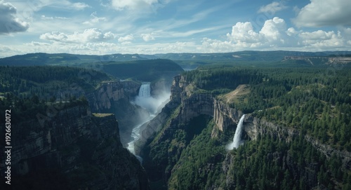 Magnificent aerial glimpse ...
