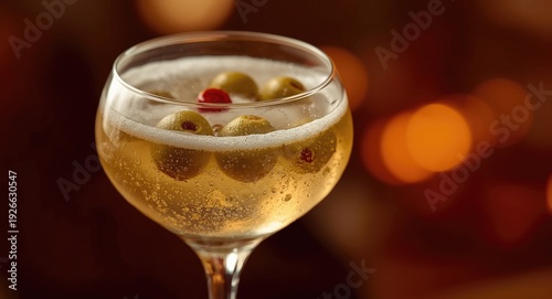 Sophisticated sparkling bev...