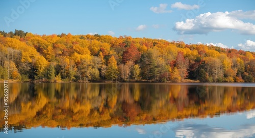 Watercolor nature scene hig...