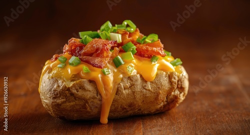 Delicious loaded potato top...