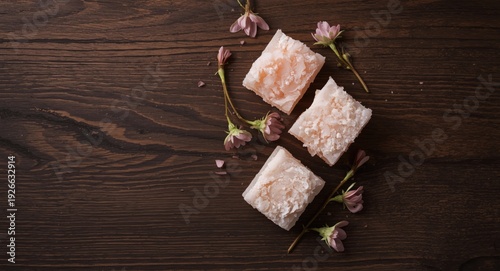 Salt soap trio and fresh pi...