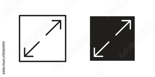 Expand icon collection with multiple styles. EPS10