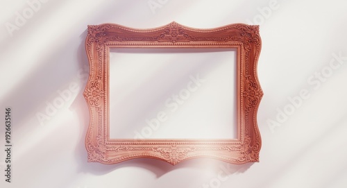 Textured brown wood frame c...