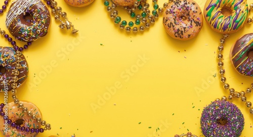 Carnival celebration doughn...