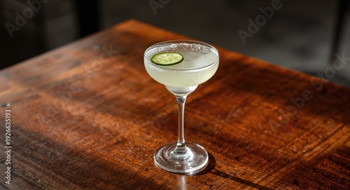 Inviting cucumber martini d...