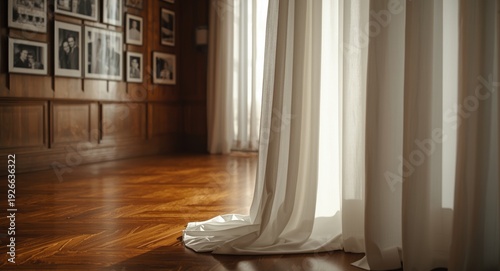Room with wooden floor and ...